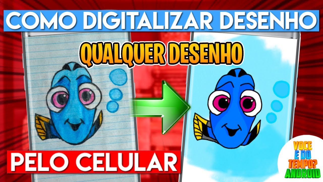 Como Digitalizar Desenhos Pelo Celular -  Melhor App Para Desenhar