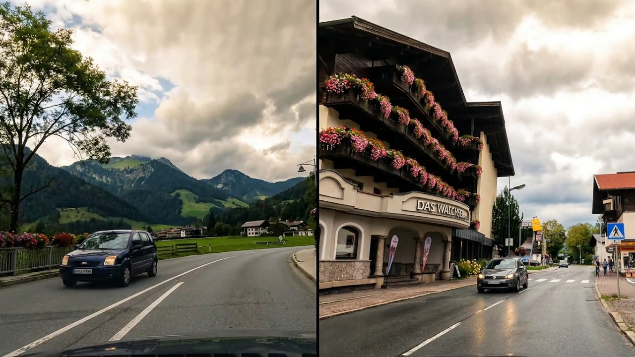 Walchsee im Kaiserwinkl • Tirol - Reit im Winkl | Autofahrt