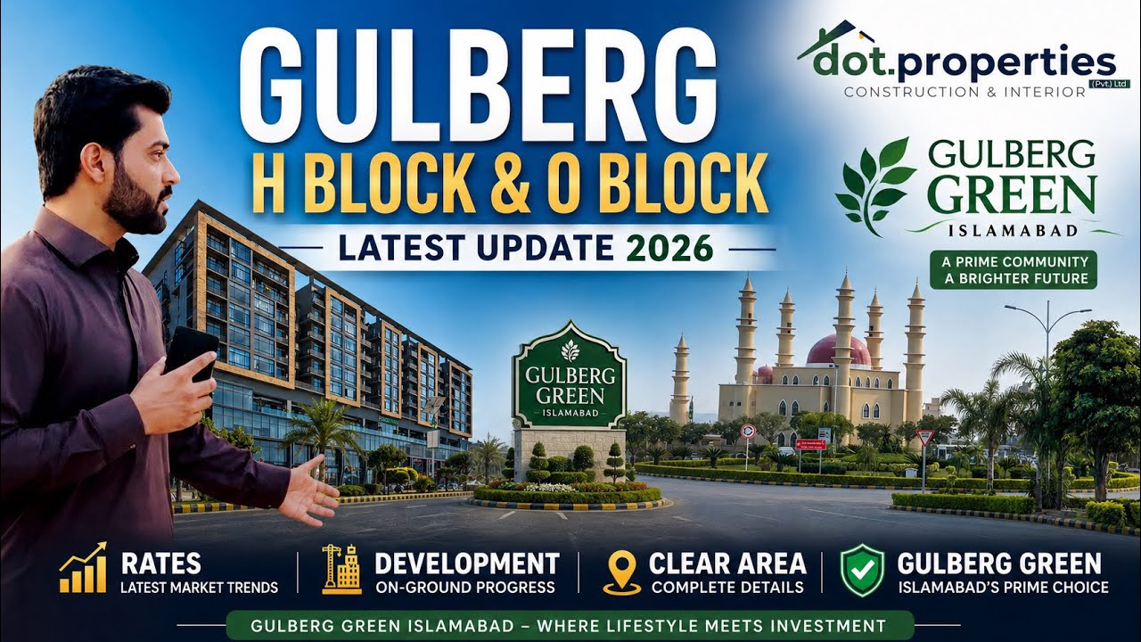 Gulberg Greens Islamabad O & H Block Latest Update 2026 🔥