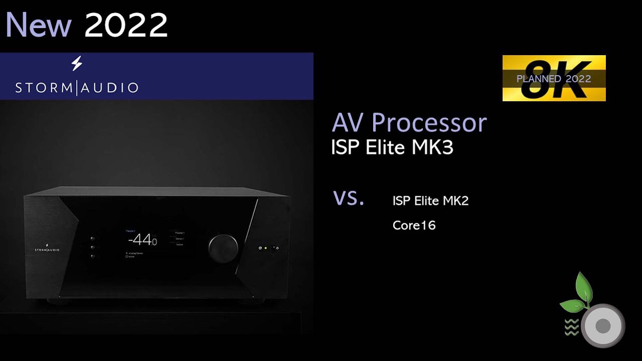 StormAudio New 2022 ISP Elite MK3 (8K Pending) with ISP Elite MK2 and ISP Core 16