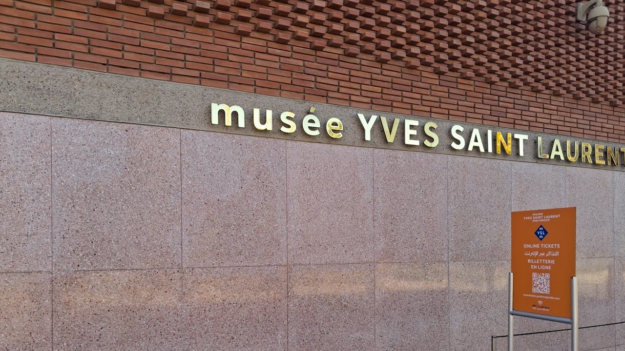 Bezoek aan het Yvez Saint Laurent museum in Marakech 