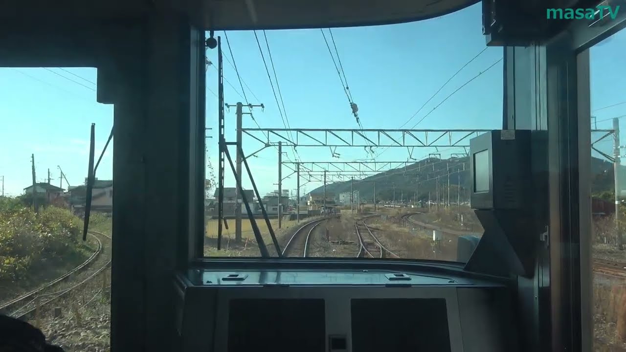 紀勢本線御坊→和歌山前面展望