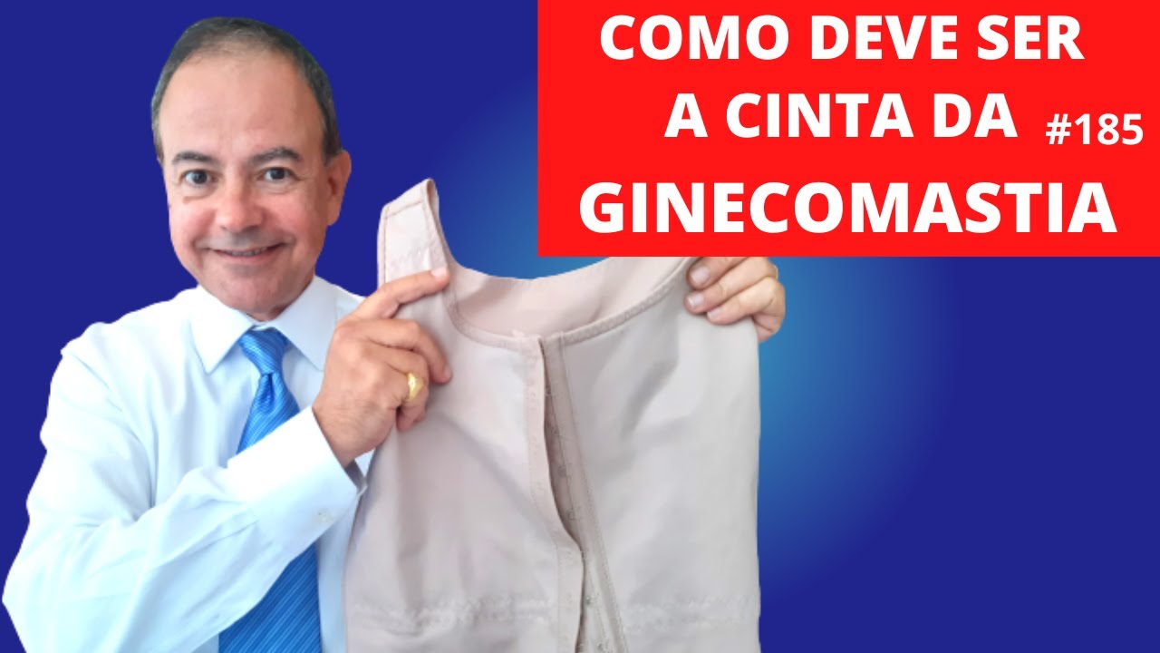 Qual cinta devo usar no pós-operatório da GINECOMASTIA? [Dr. Jacintho - Cirurgião Plástico]