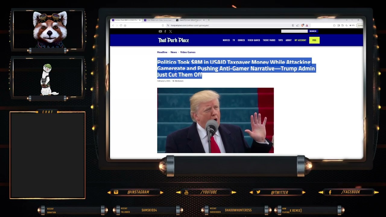 USAID funded Mainstream Media who targetted gamers and wrote stories about Gamergate.