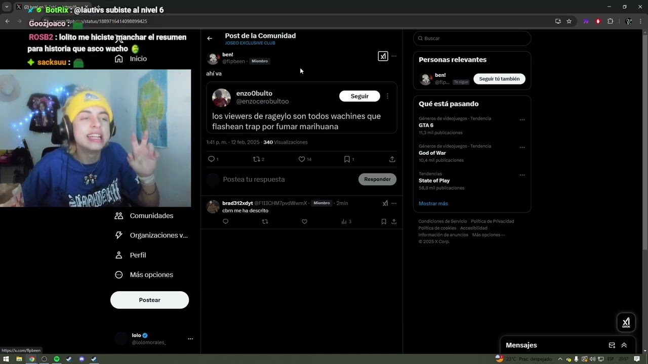 lolo habla de enzocerobulto y el trap