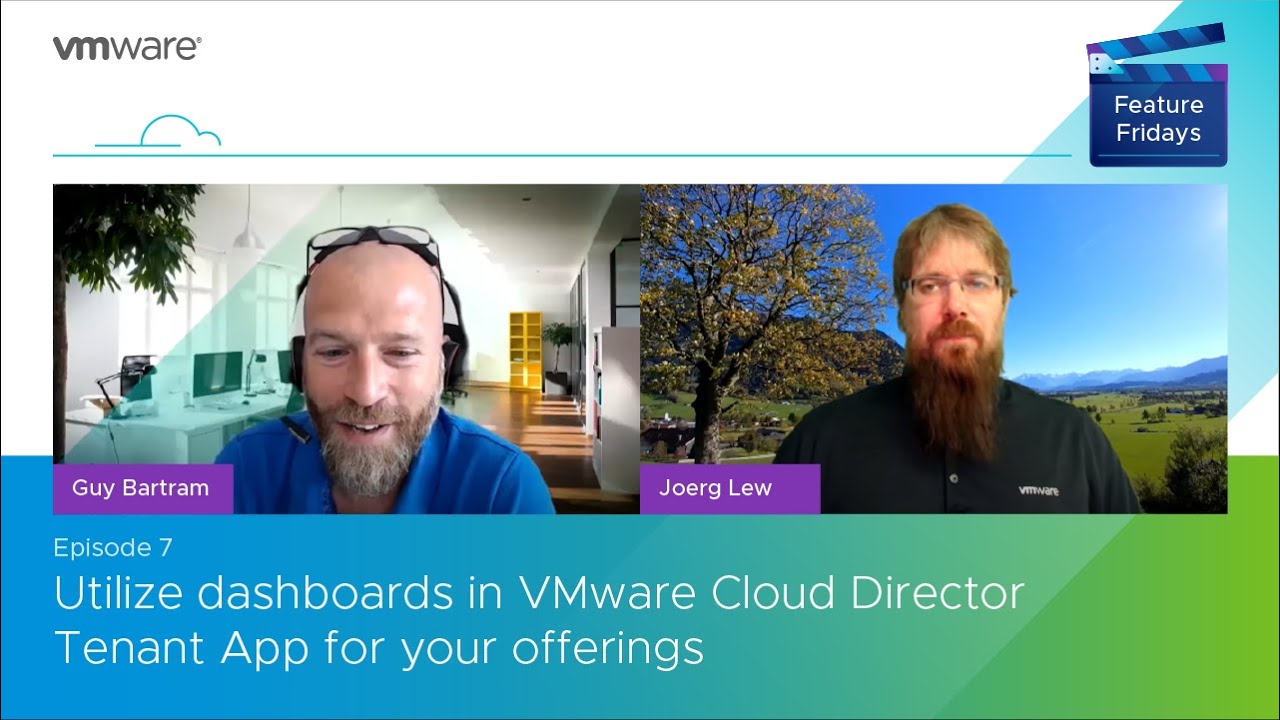 Feature Friday Episode 7 – Utilize dashboards in VMware Cloud Director Tenant App for your offerings