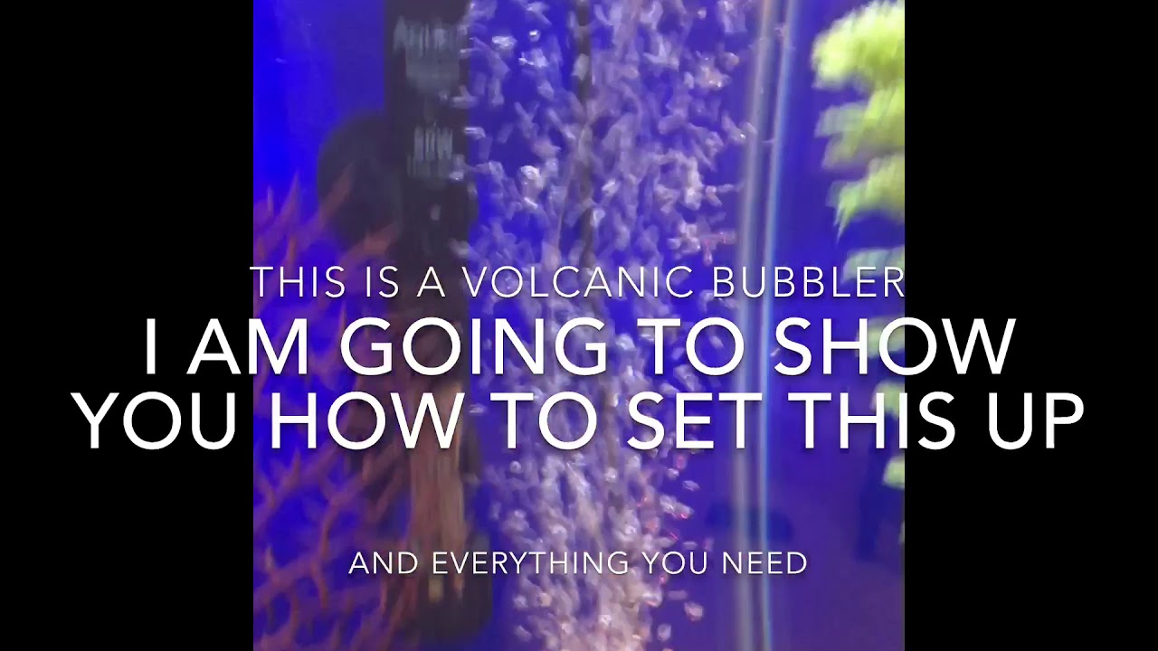 How To Set Up a Volcanic Bubbler