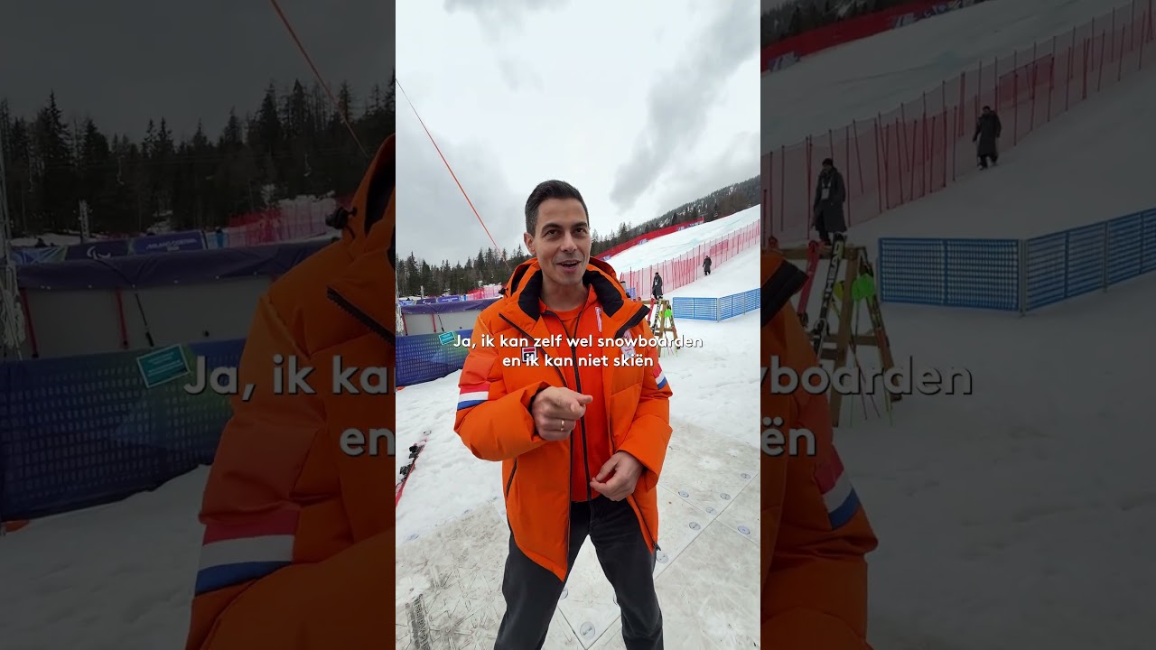 ’Wij representen de 024’’ 😂 #teamnl #paralympics #milanocortina2026 #medal #president #interview