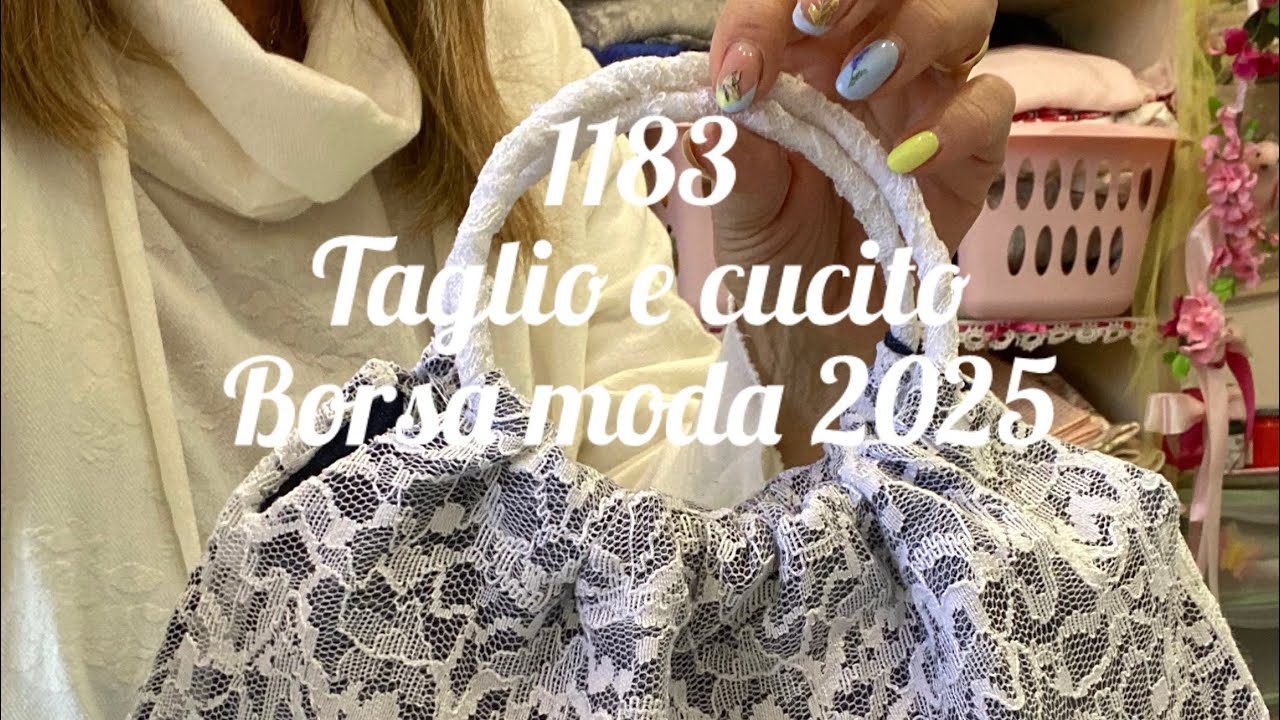 Tagliamo e cuciamo la borsa di jeans e pizzo 2025