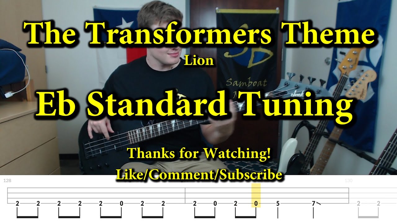 The Transformers Theme - Lion (Bass Cover with Tabs)