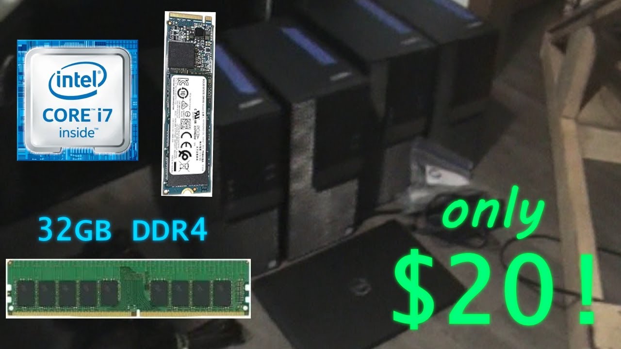Core i7-7700, 32GB DDR4, 1TB NVMe SSD For Only $20!!!