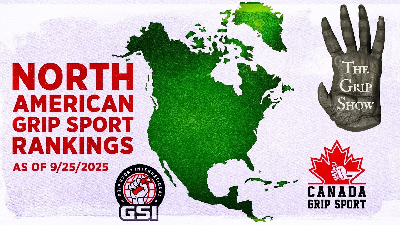 North American Grip Sport Rankings (as of 9/25/2025)