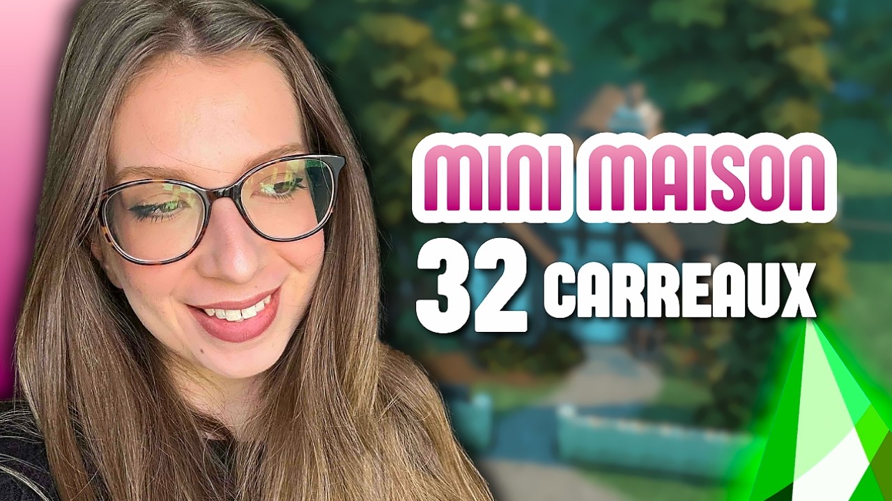 Challenge mini maison : Je construis une maison de 32 carreaux | Sims 4 Challenge Construction