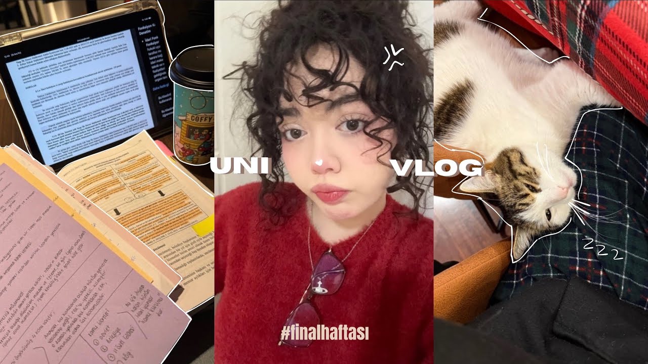 VLOG|| hukuk fakültesi final haftası, yılbaşı, iki üniversite, dersler….