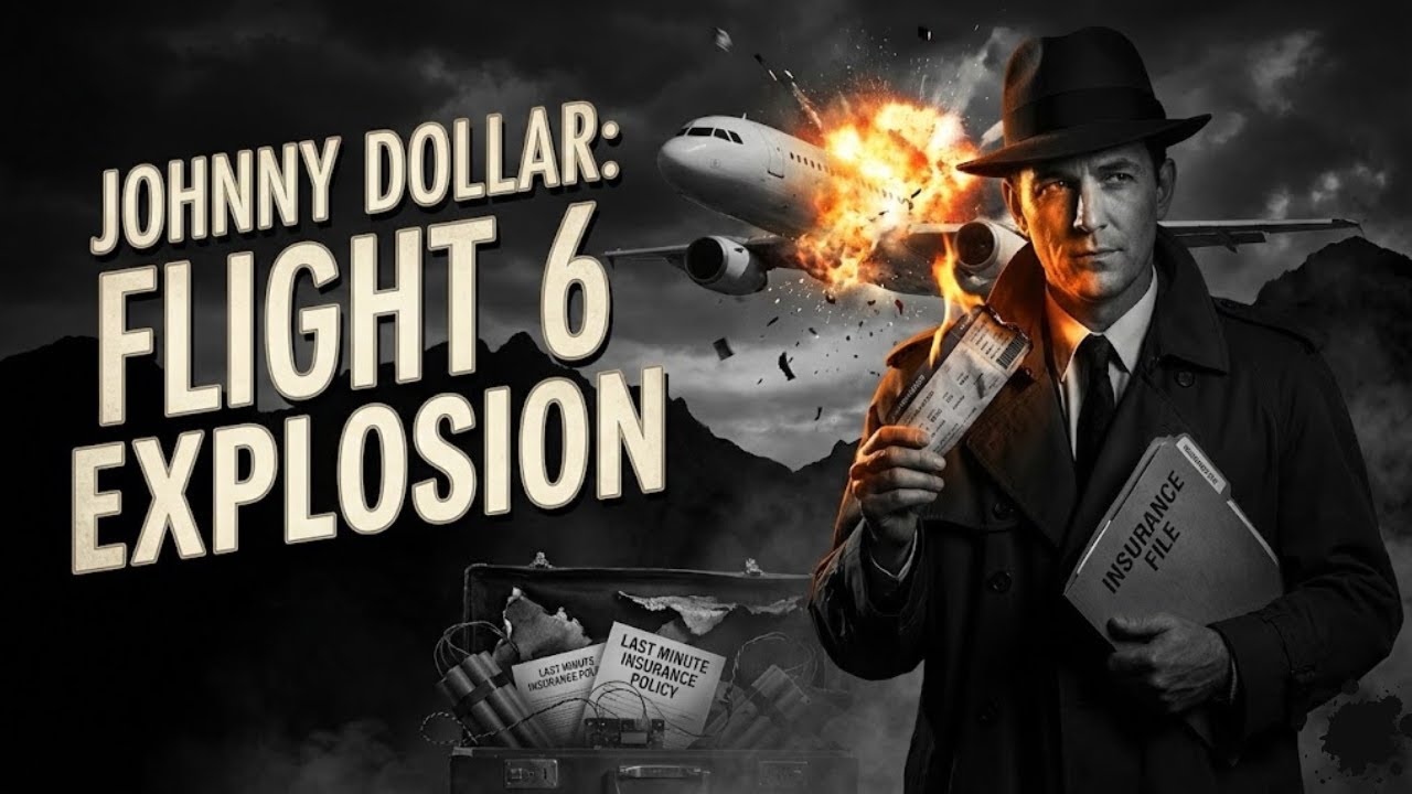 Yours Truly, Johnny Dollar 👉 The Flight 6 Matter | Old Time Radio