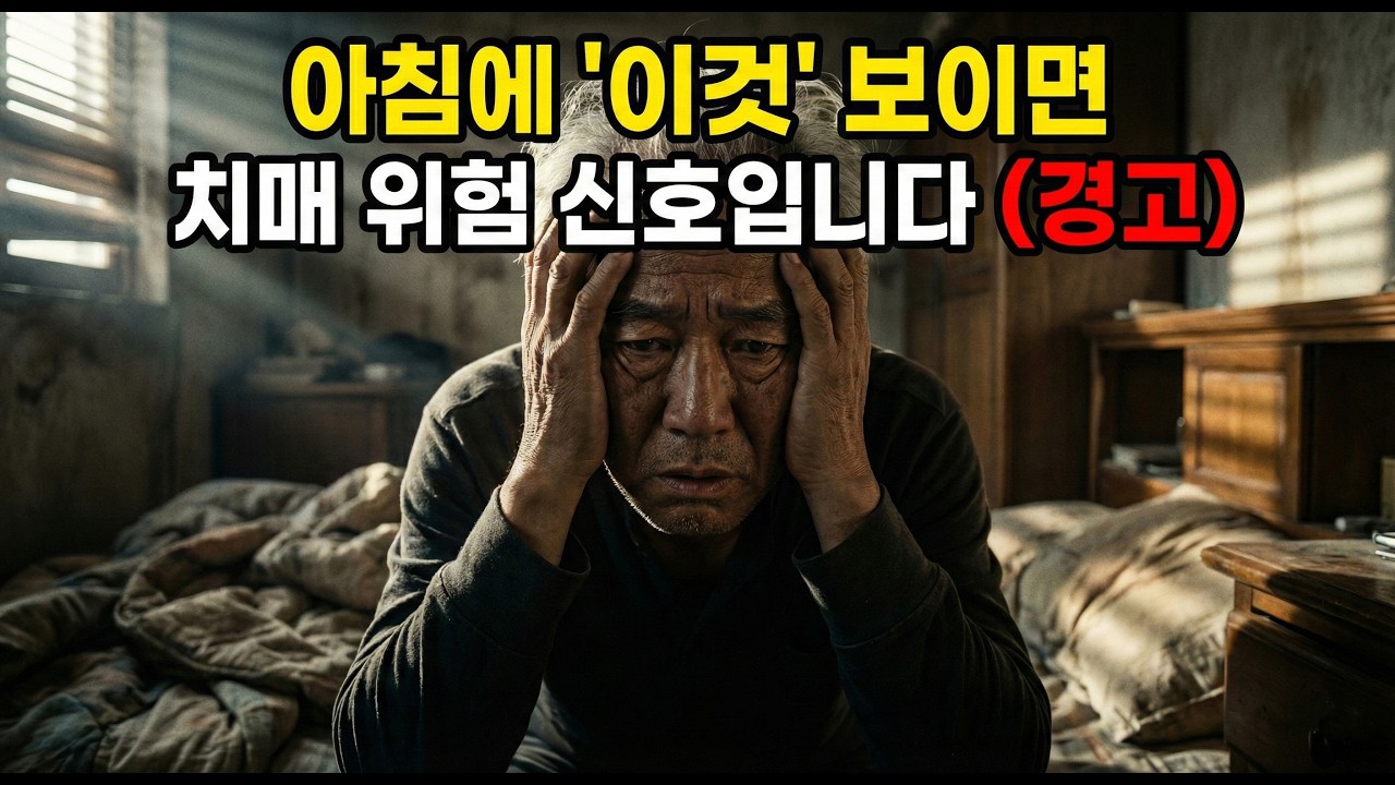 아침에 ‘이 행동’ 보이면 치매입니다... 뇌가 보내는 마지막 구조 신호