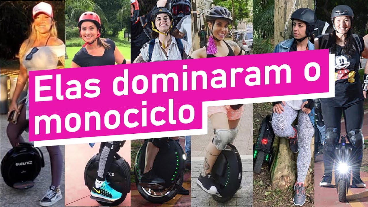 As mulheres no Monociclo Elétrico