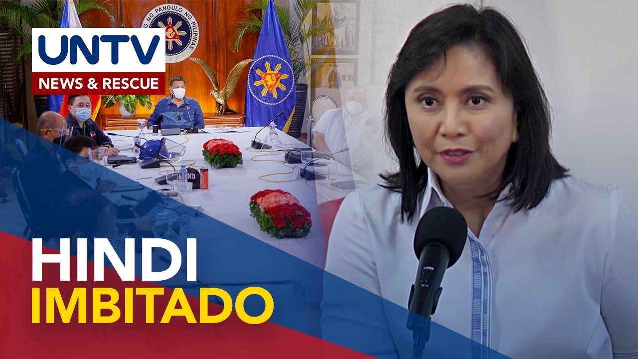 VP Leni, hindi imbitado sa full Cabinet meeting ni Duterte sa Oct. 12 - Malacañang