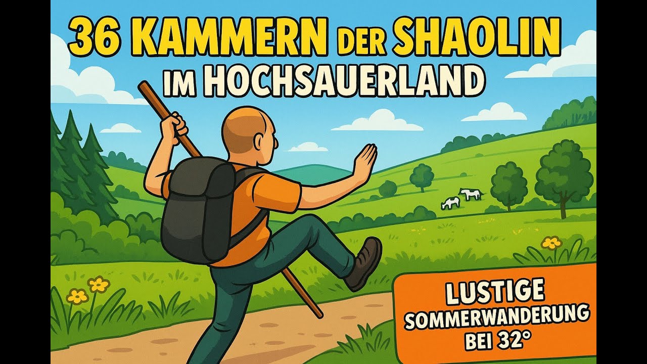 Kung Fu im Hochsauerland   Unsere verrückte 32° Wanderung