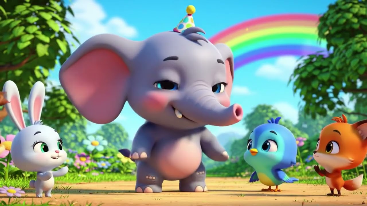 Elefant-sangen 🐘🎶 | Dansk B&oslash;rnesang om Elefanter | B&oslash;rnevideo