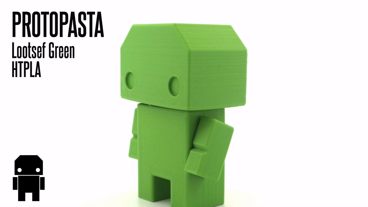629 PROTOPASTA Lootsef Green HTPLA | 3D printed sample | #FilaMODE
