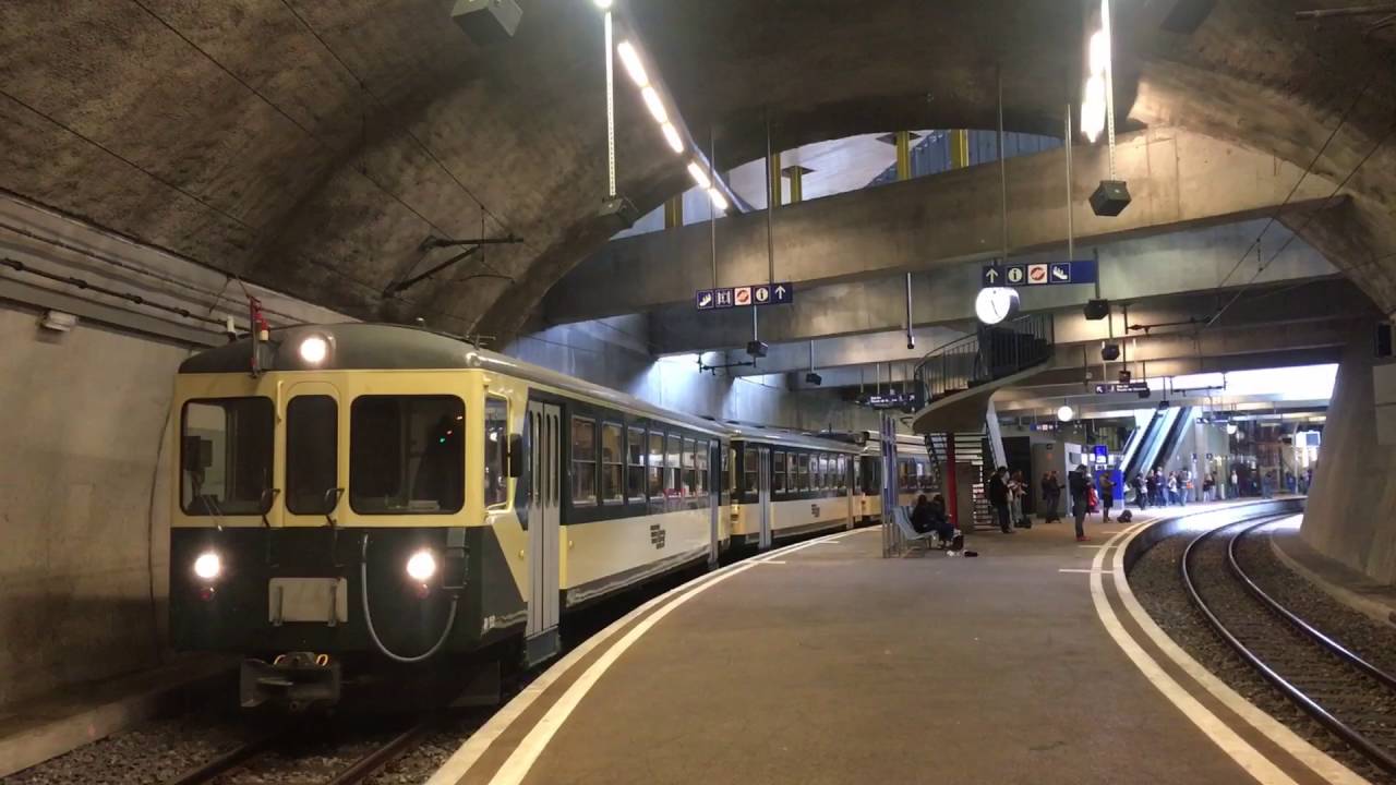 Be 4/4 27 avec le Lausanne Echallens Bercher (LEB)