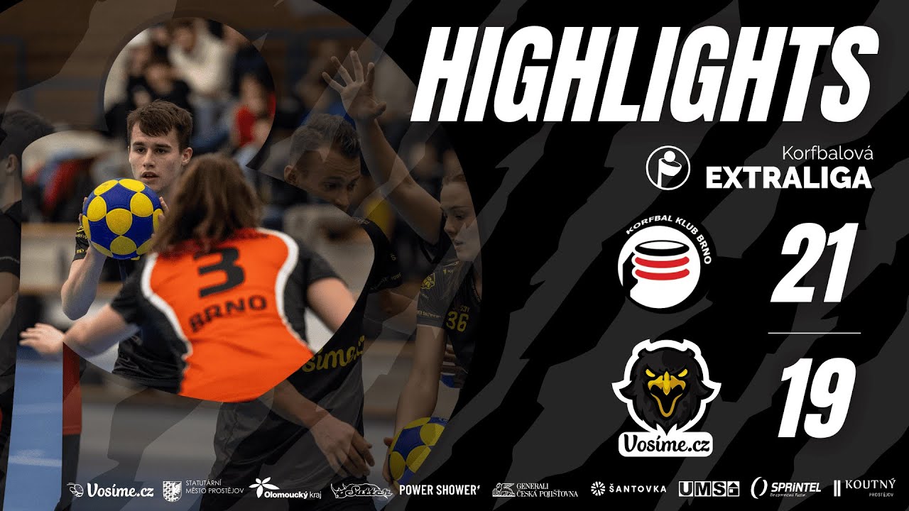 HIGHLIGHTS | KK Brno vs Vosíme.cz Korfbal Prostějov | Česká korfbalová Extraliga