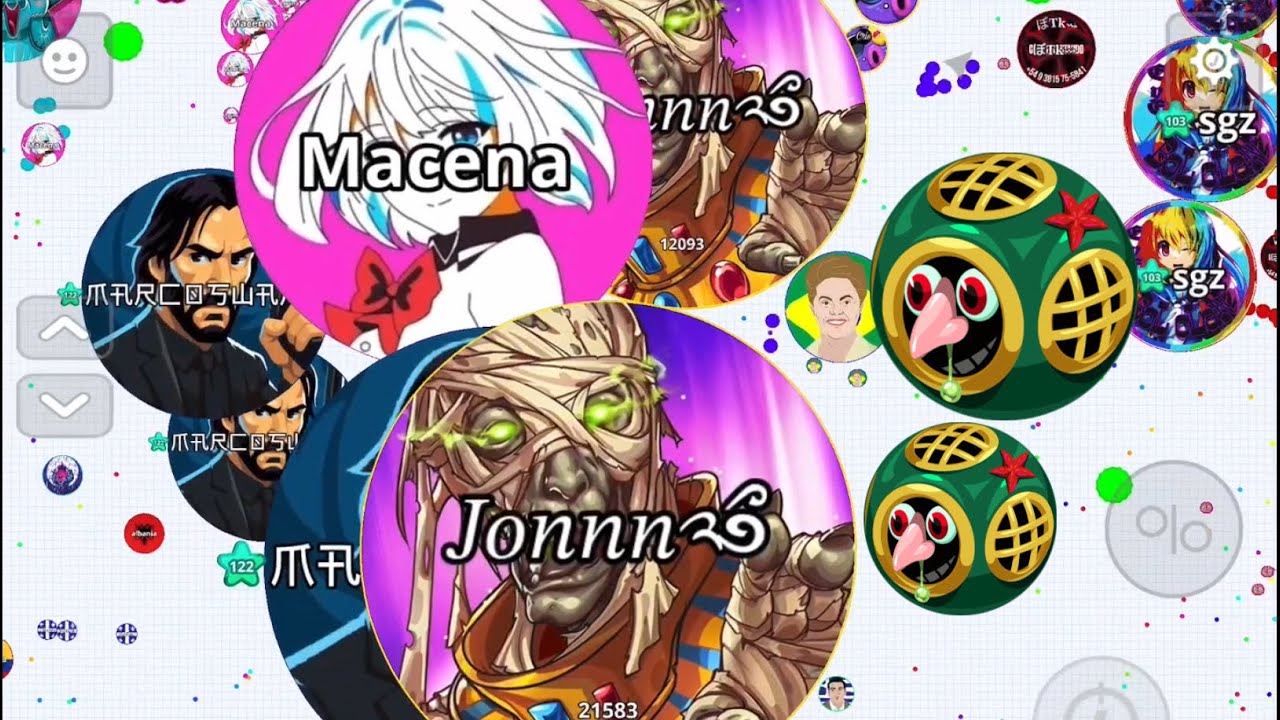 GIANTS BATTLE 😤 (AGAR.IO MOBILE)