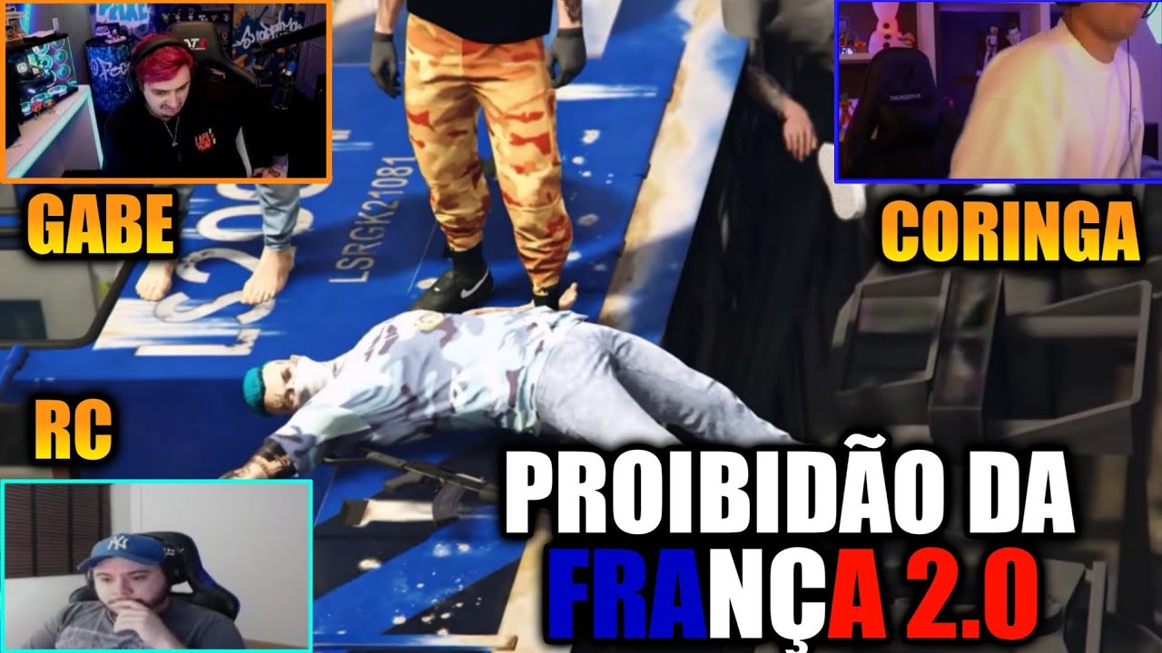GABE RC E CORINGA REAGINDO AO PROIBIDÃO DA FRANÇA 2.0 | FARPARAM A ELEMENTS | GTA RP