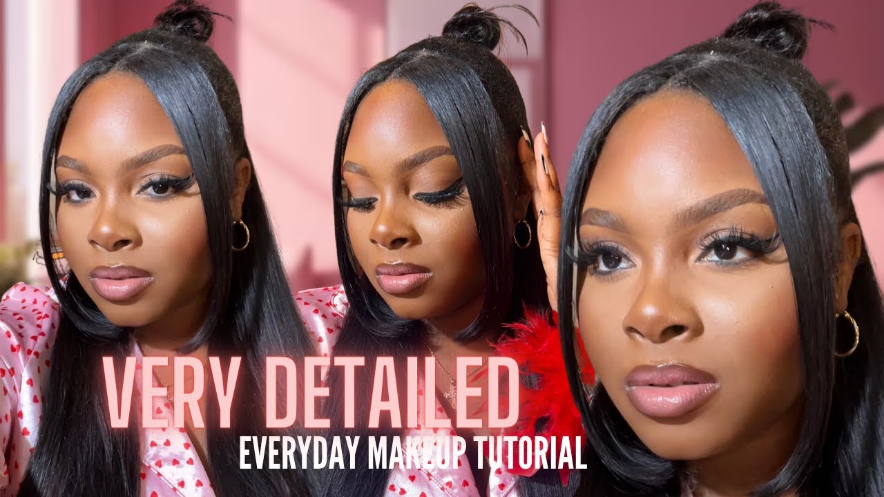 *VERY DETAILED* STEP BY STEP EVERYDAY MAKEUP TUTORIAL + BEGINNER FRIENDLY + TIPS | The REAL