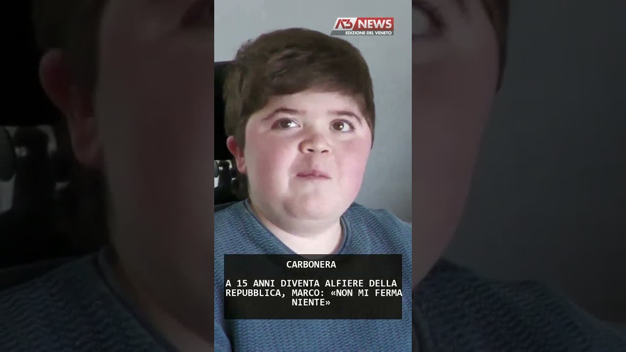 A 15 ANNI DIVENTA ALFIERE DELLA REPUBBLICA, MARCO: &laquo;NON MI FERMA NIENTE&raquo; | 11/04/2026