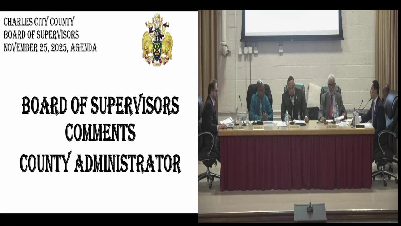 Charles City County BOS Meeting 11.25.25