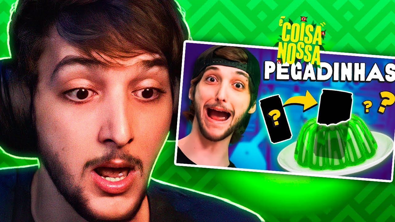 CALANGO ASSISTINDO O VIDEO NO COISA NOSSA DELE