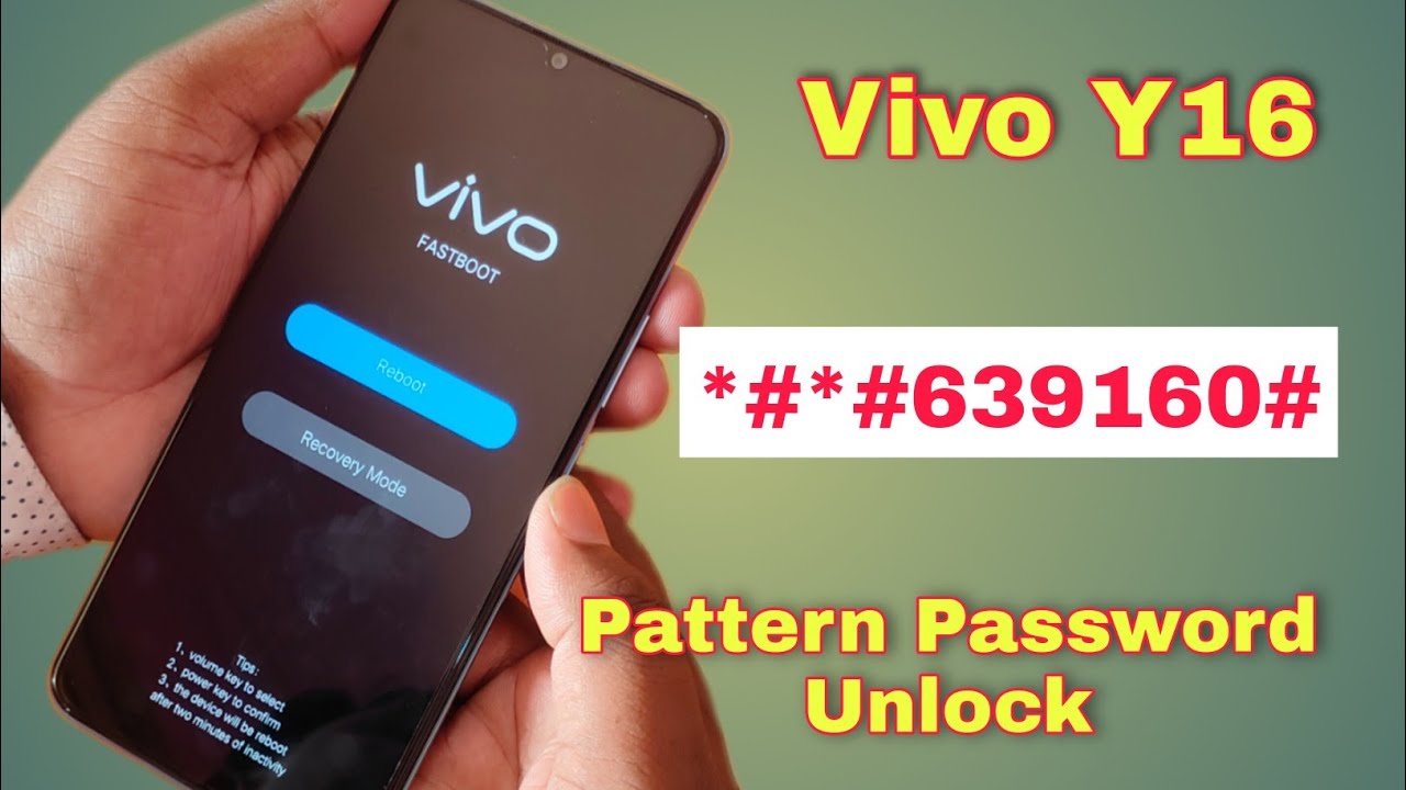 Vivo Y16 Pattern,Password Remove By Hard Reset | Vivo Y16 Ka Lock Kaise Tode Without Pc | 2022