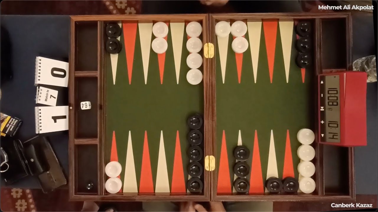 Hakan Çınal - Canberk Kazaz vs Mehmet Ali Akpolat | Fmgammon Open 2025/5