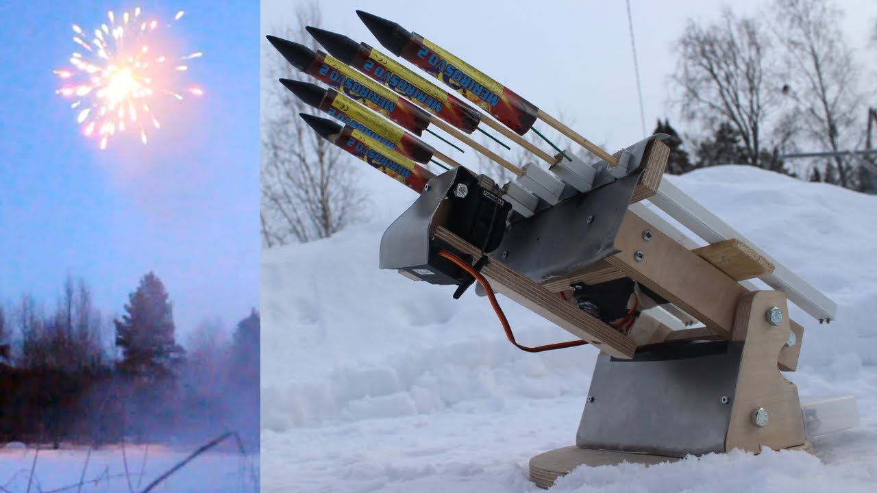 RC Firework Rocket Launcher