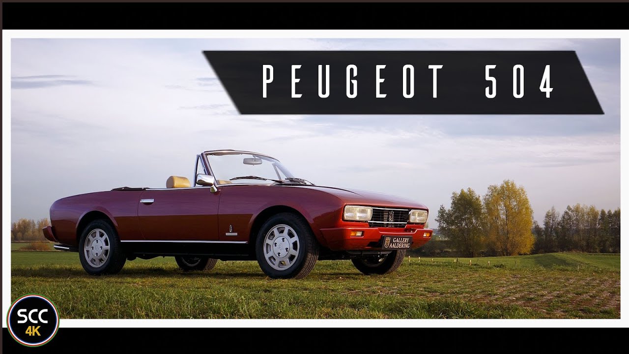 PEUGEOT 504 2.0 TI Monte Carlo Cabriolet 1983 | 4K | Test drive in top gear - Engine sound | SCC TV