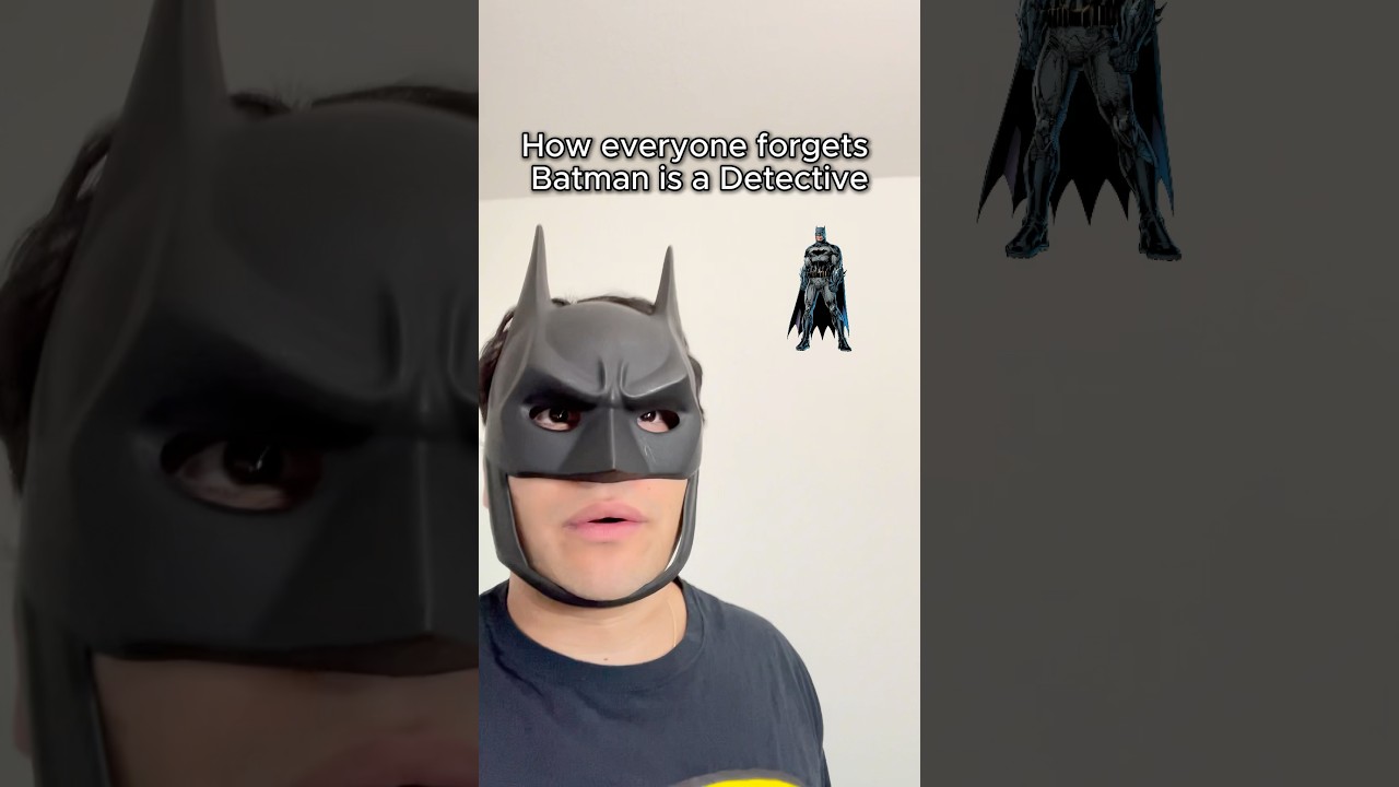 Everyone Forgets Batman Is A Detective #batman #superman #comics #dc