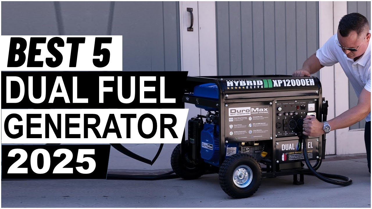 TOP 5 Best Dual Fuel Generator in 2025