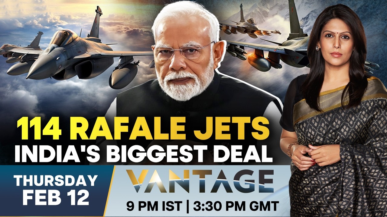 LIVE: $40 Billion, 114 Rafales: India Clears Biggest Arms Package Ever | Vantage with Palki Sharma