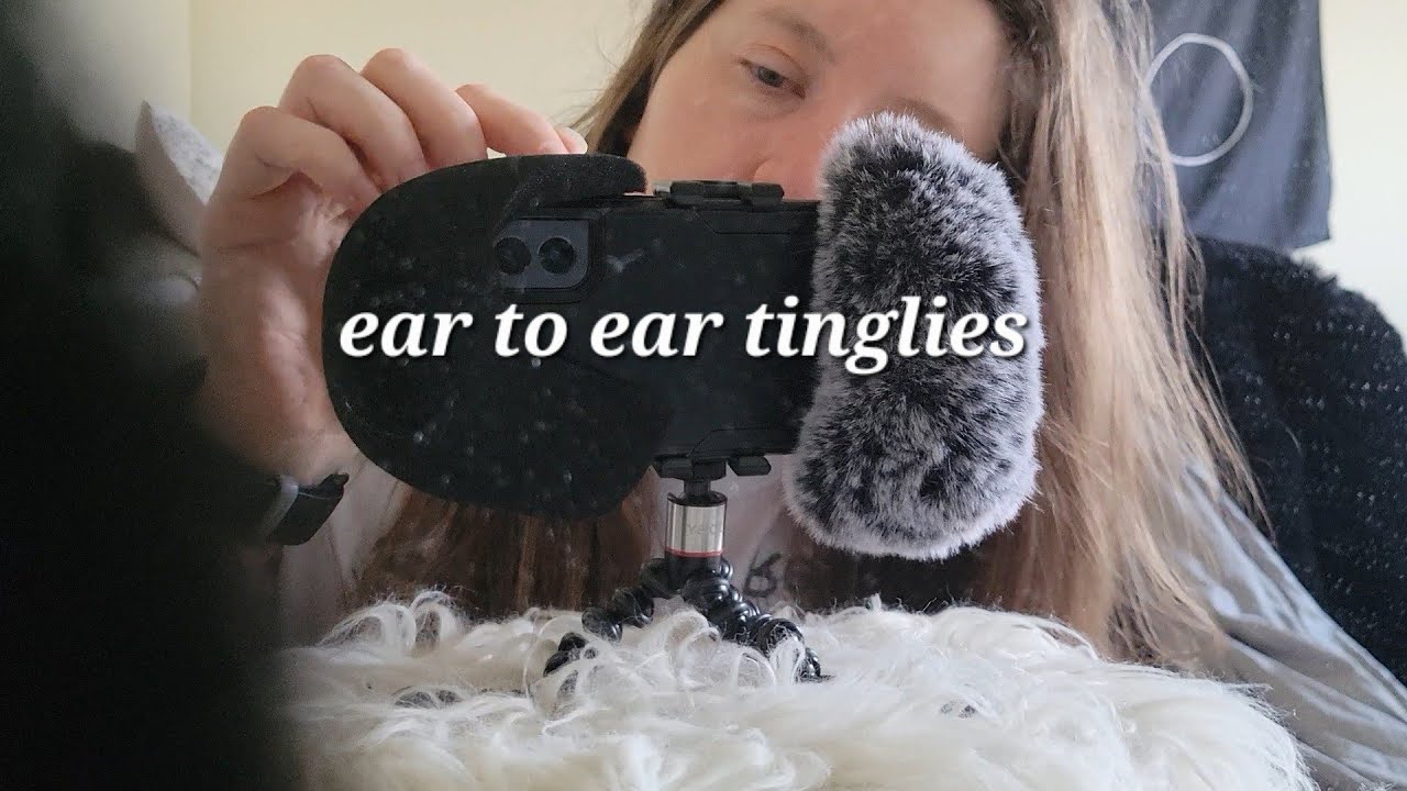 Lofi ASMR | MicroPHONE tinglies ✨️ ear to ear | audible/inaudible whispers