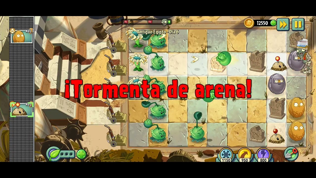 Jugando pvz 