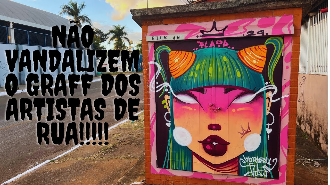 VANDALIZARAM MEU GRAFFITI 😡 Artista REAGE e RENOVA o Personagem | Processo Completo