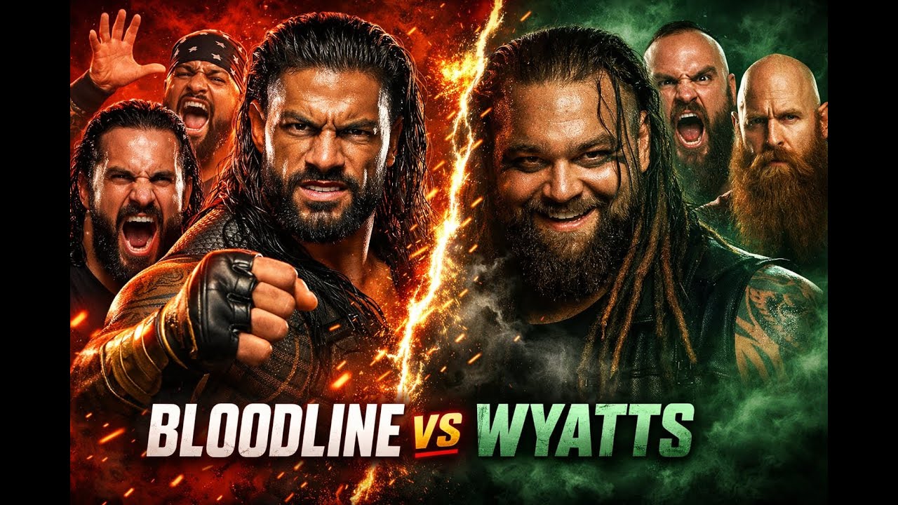 🔥 BLOODLINE vs WYATTS 💀 | 6-MAN WAR | WWE 2K25 LIVE