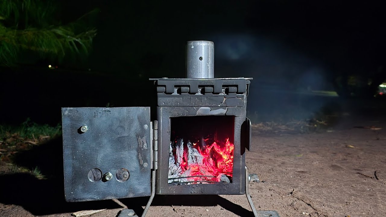 The Ultimate Ammo Can Wood Stove For Hot Tent Under $25