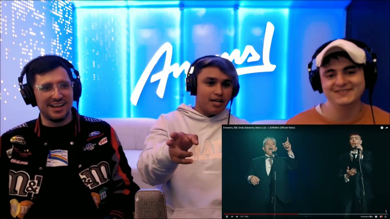 [Reacción] Emanero, BM, Onda Sabanera, Mario Luis - LADRONA (Official Video) | ANYMAL LIVE 🔴