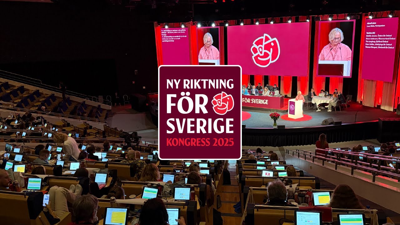 LIVE: Socialdemokraternas kongress 2025 - dag 5
