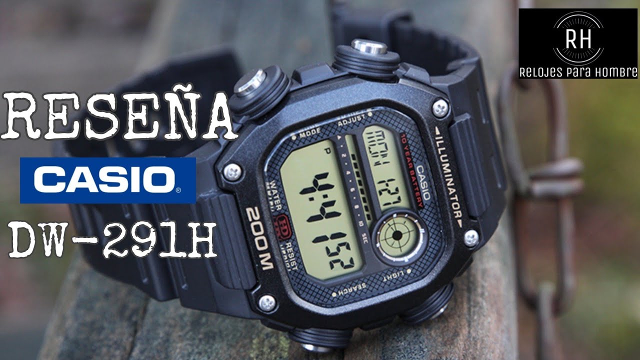 El DW-291H de Casio. Reseña en español.