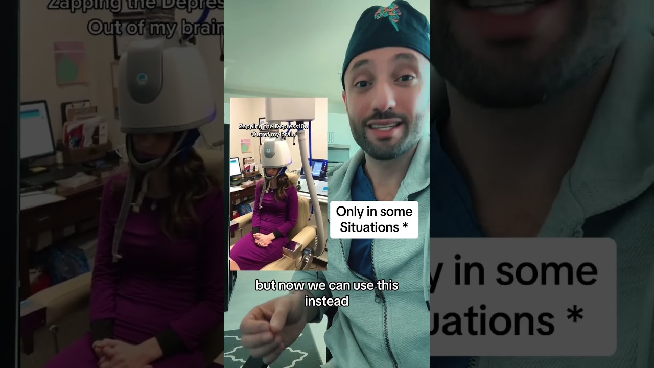 This is transcranial magnetic stimulation (TMS) #neuroscience #brain #medical #med  #doctor