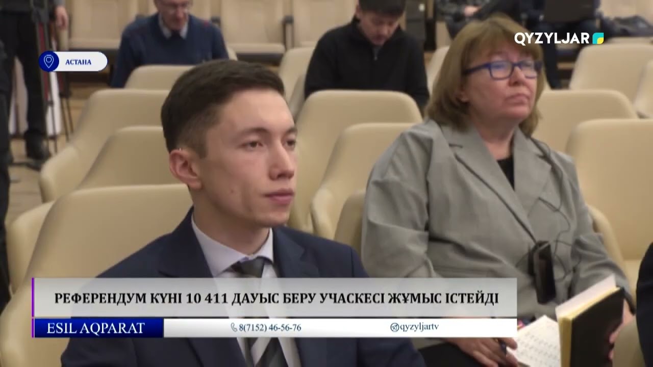 Референдум күні 10 411 дауыс беру учаскесі жұмыс істейді